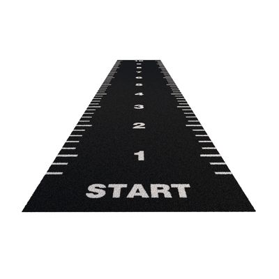 Plancher à gazon artificiel rouge certifié CE et ISO pour le gazon de traîneau de fitness sur mesure