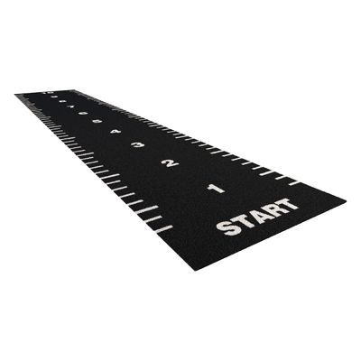 Plancher à gazon artificiel rouge certifié CE et ISO pour le gazon de traîneau de fitness sur mesure