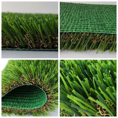 16800 points/m2 Densité vert en forme de U Herbe synthétique à haute Dtex et couleur verte
