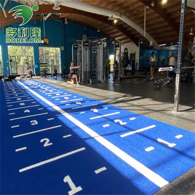 Tapis de gym de couleur artificielle en herbe multifonctionnelle Dorelom avec logo d'impression