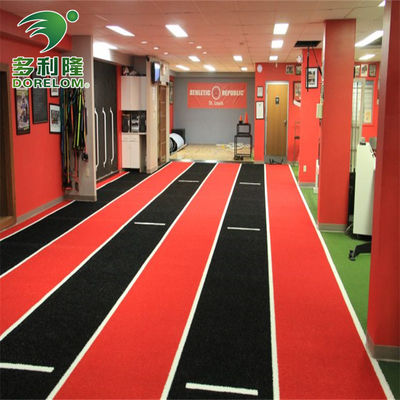 Tapis de gym de couleur artificielle en herbe multifonctionnelle Dorelom avec logo d'impression