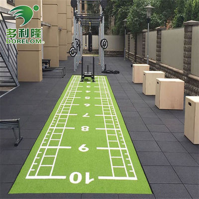 Dorelom Turf PE de 3/16 pouces de largeur Plancher intérieur en gazon artificiel pour la formation en salle de sport