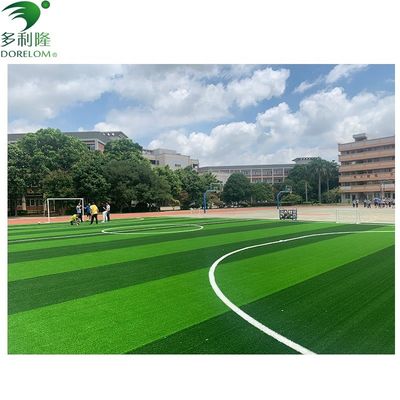 Carreaux de gazon artificiel jaune vert rouge pour jardin de football et plancher sportif