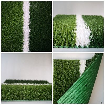 Carreaux de gazon artificiel jaune vert rouge pour jardin de football et plancher sportif
