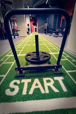 CE ISO9001 ISO14001 certifié Dorelom Mat de gazon sportif de formation pour le plancher de fitness