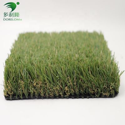 Protéger contre les rayons UV à haute densité en herbe artificielle tapis vert résidentiel avec remplissage de 6 mm