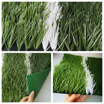 Certification ISO14001 40 mm/50 mm/60 mm Herbe artificielle pour le terrain de football Meilleure option
