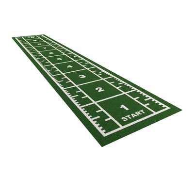 Densité élevée 63000 points/m2 Gazon pour plancher de gym avec traîneau à traction et conception marquée au compteur