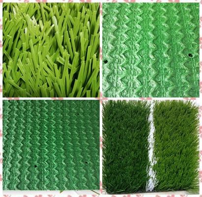 MSDS testé Terrasse de terrain de football de qualité professionnelle de l'extérieur de l'herbe artificielle pour le football