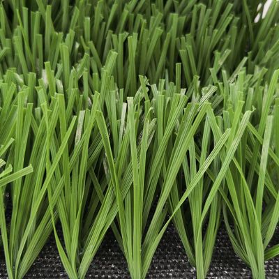 Champ de football en forme de W Bicolore résistant aux UV Monofilament PE Herbe artificielle