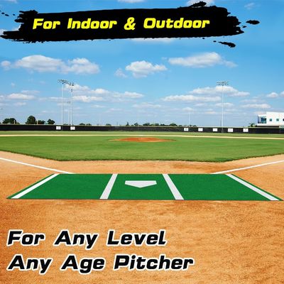 Tapis de baseball pour l'entraînement en plein air 15 mm Hauteur de pile 3/16 pouces