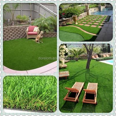 Tapis d'herbe avec 16800 points de suture/m2 et revêtement en latex SBR