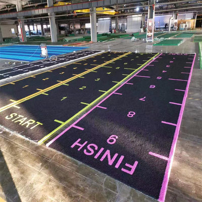Salle de sport en herbe artificielle plancher de sport pour le gazon de football par Dorelom Non Infill
