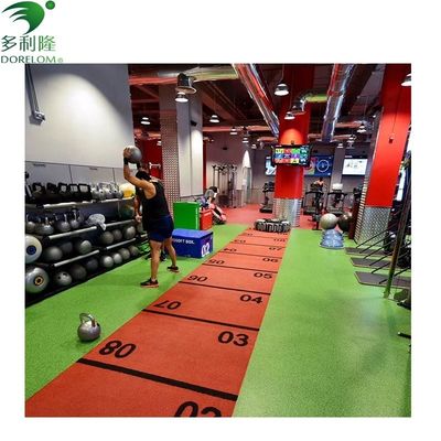 Plancher sportif Balance de remise en forme Formation de gazon artificiel pour gym