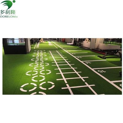 Taille 3/16 pouces 15-35 mm Marquage de gazon artificiel vert pour le sol de gymnase Tapis en plastique
