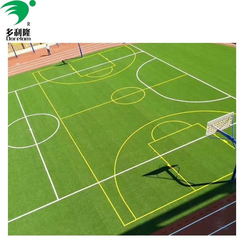 MSDS testé Terrasse de terrain de football de qualité professionnelle de l'extérieur de l'herbe artificielle pour le football