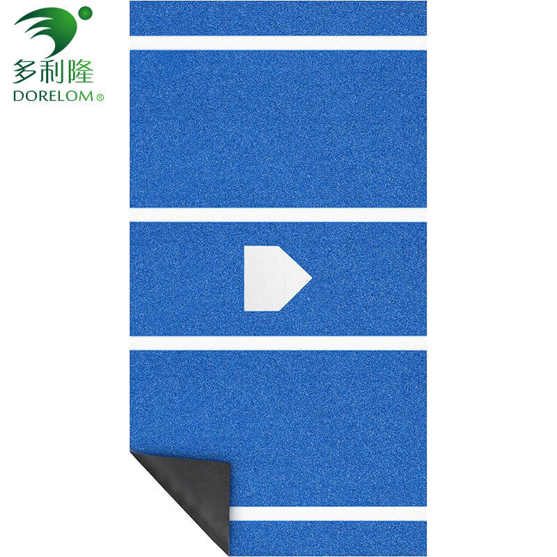 Tapis de battage de baseball non glissant portable de softball intérieur/extérieur avec plaque d'entrée